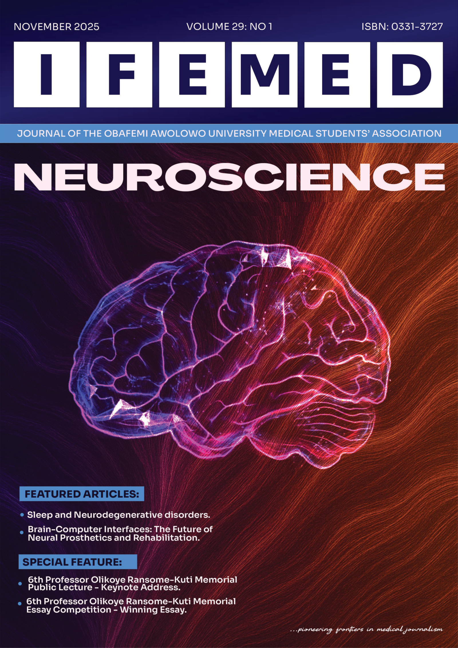 					View Vol. 29 No. 1 (2025): Neuroscience
				